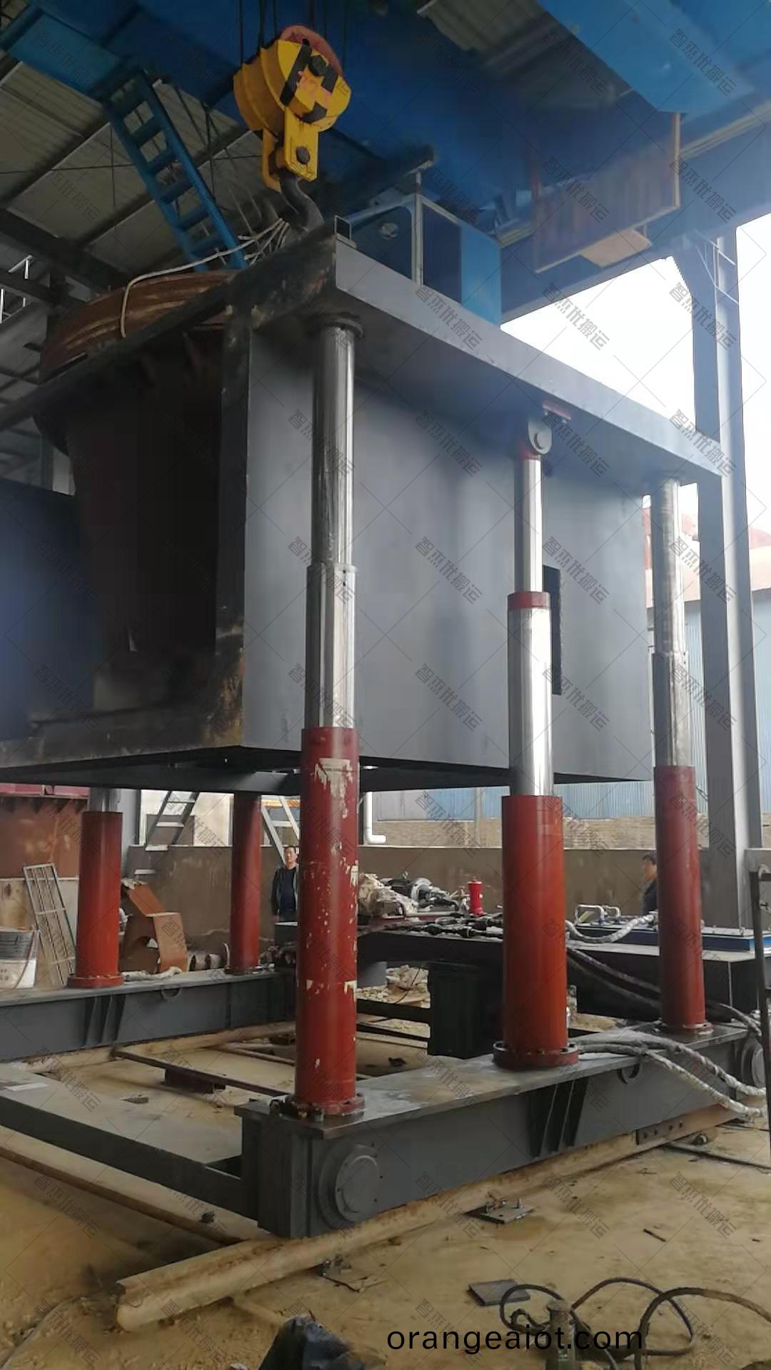 軌道液壓陞降電動平車(che)