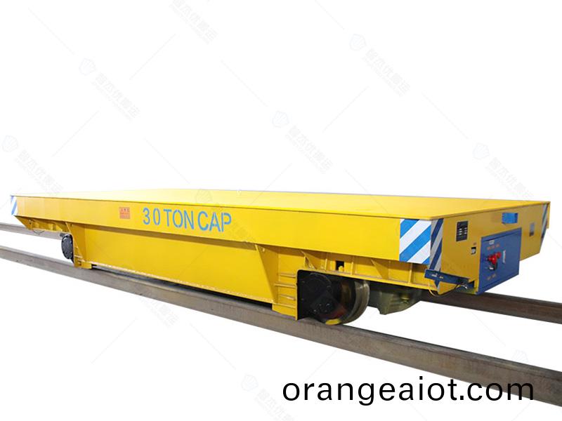 30噸(dun)軌道電動平(ping)車(che) 鑄(zhu)鋼(gang)車(che)輪 持久耐用(yong)