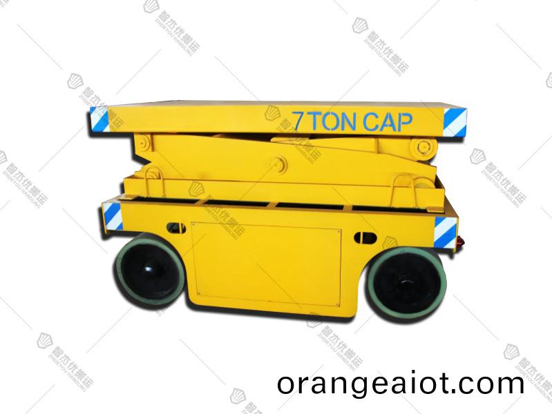 剪叉式(shi)陞(sheng)降(jiang)電(dian)動平(ping)車(che) 載(zai)重7噸