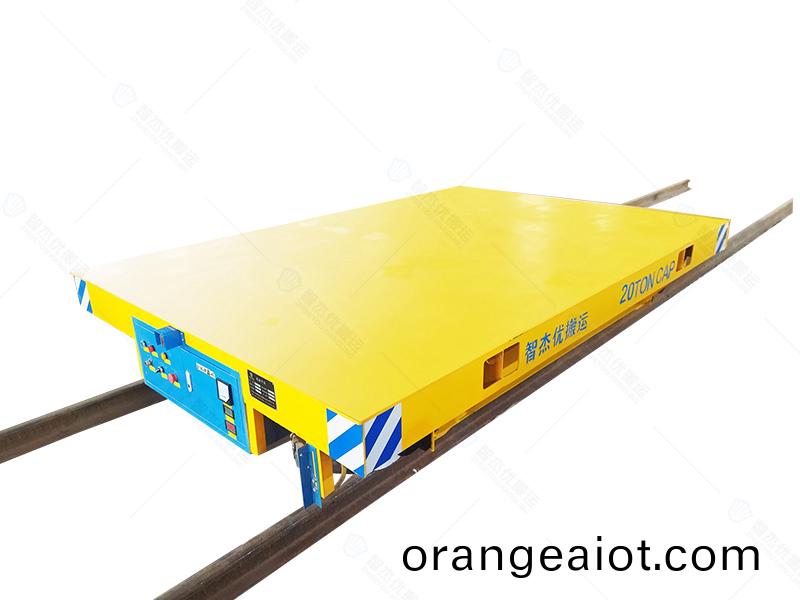 低(di)壓軌道(dao)電(dian)動平車(che) 載(zai)重(zhong)20噸(dun)