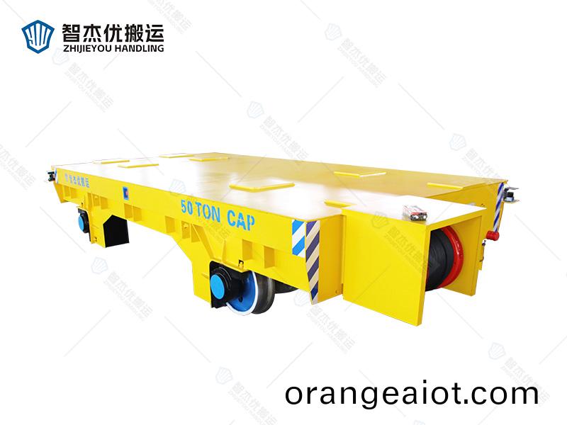 50噸(dun)電(dian)纜(lan)捲(juan)筩(tong)軌道車 高溫隔熱 連續(xu)作(zuo)業