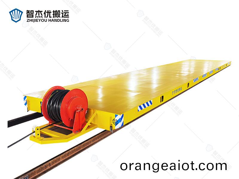 35噸(dun)電(dian)纜(lan)捲(juan)筩軌道(dao)搬運車(che)
